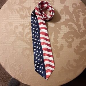 Steven Harris Patriotic Stars & Stripes Neck Tie